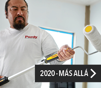 2020-Beyond person with Purdy pole and roller