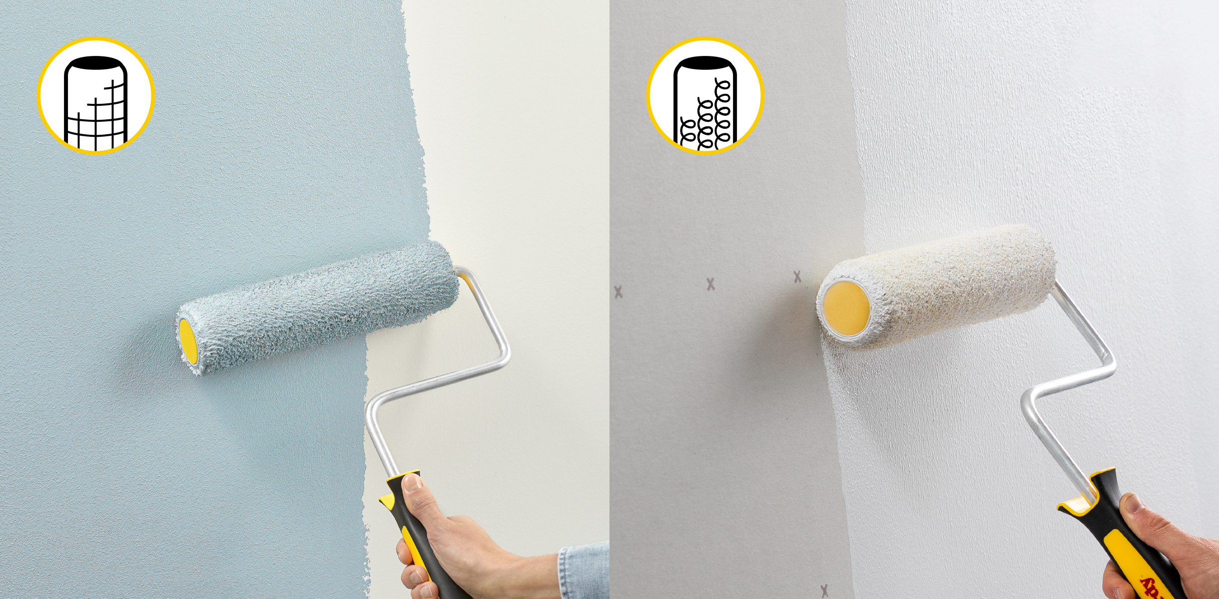 Paint Rollers That Will Give You a Knockdown Texture