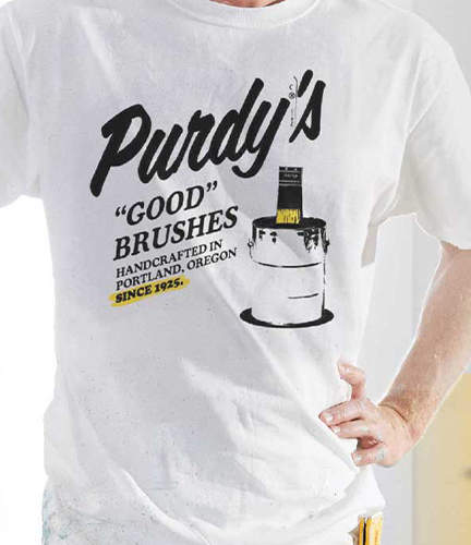 Purdy's "Good Brushes" t-shirt