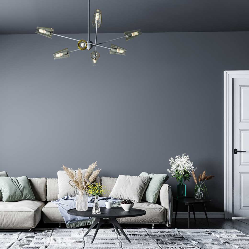 image of living room with couch and coffee table